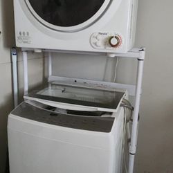 Black+Decker Washer DRYER STAND, RCA-3-0-cu-ft-Portable-Washer-White, PANDA DRYER 