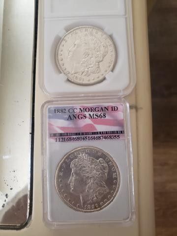 Morgan Coins Carson City Both