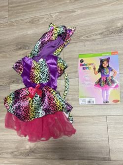 Rainbow kitty toddler Costume (3T-4T)