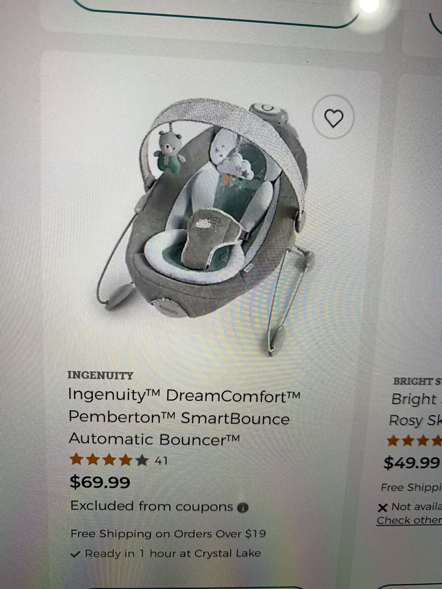Ingenuity Baby Bouncer