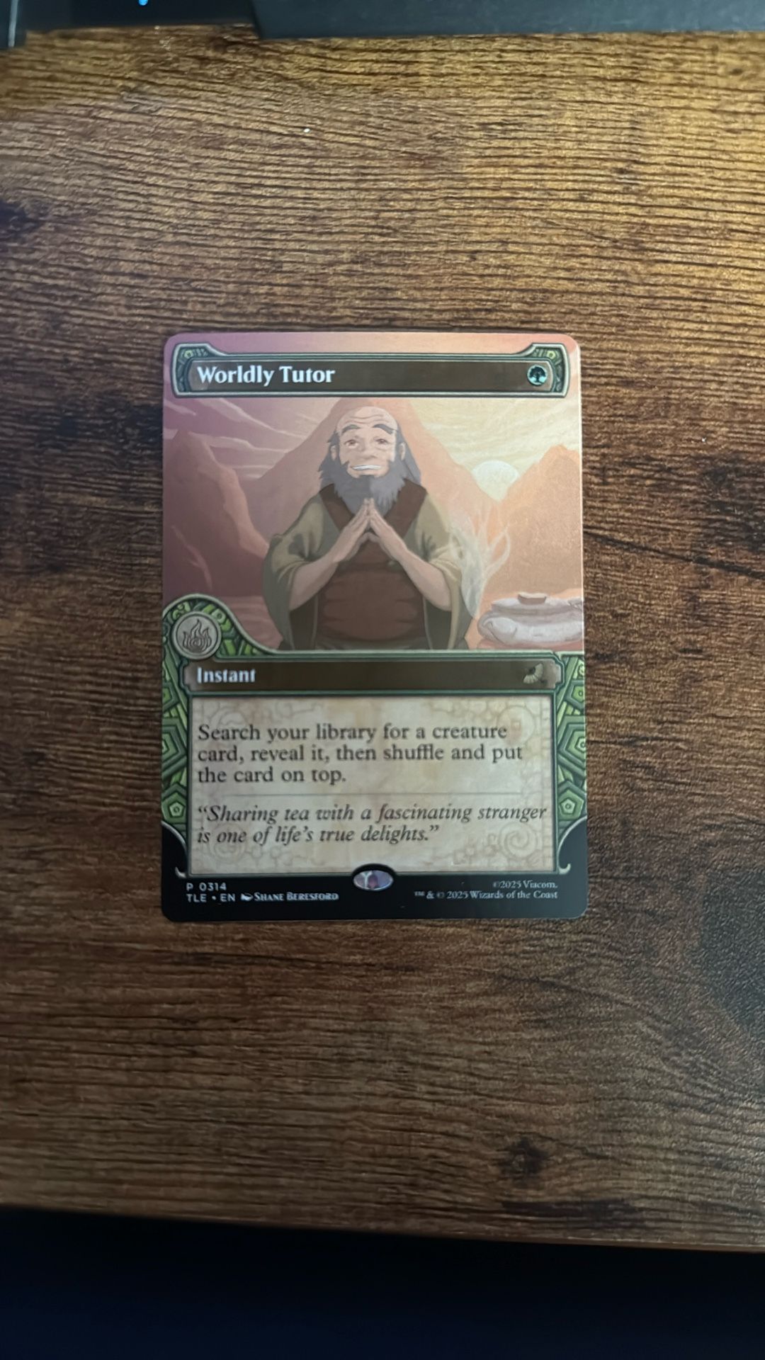 Worldly Tutor (Showcase) Avatar: The Last Airbender: Eternal-Legal Regular