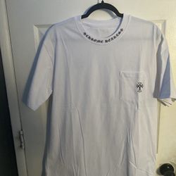White Chrome hearts Tee