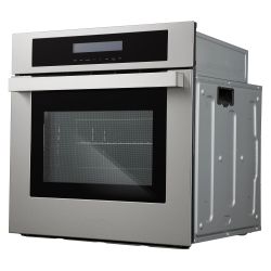New Open Box 24" Single Electric Built-In Wall Oven in Stainless Steel 