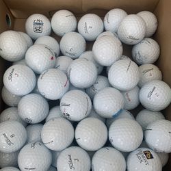 100 Golf Balls Titleist Prov1 And Prov1x In Good Condition 