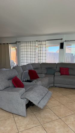 Electric Reclining Sectional Sofa