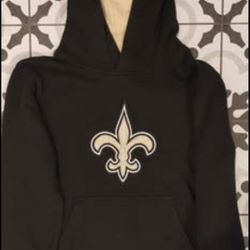 Large youth New Orleans Saints hooded sweatshirt