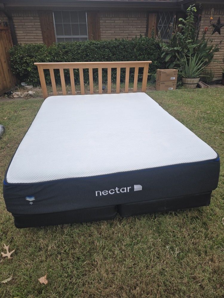 Queen Bed (New Matress)