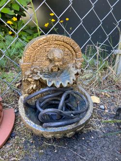 LOW PRICE MOVING- SMALL GARDEN FOUNTAIN