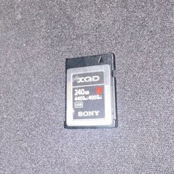 Sony XQD 240gb