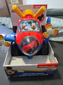 New Disney Mickey Plane Toy 12-36 Months