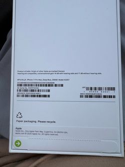 iPhone  17 pro max