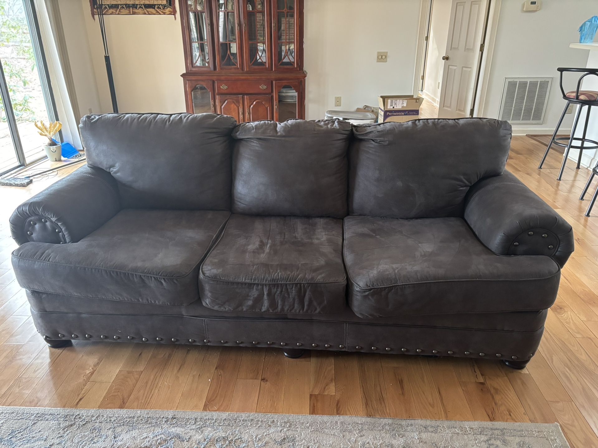 Chocolate Brown Sofa And Loveseat