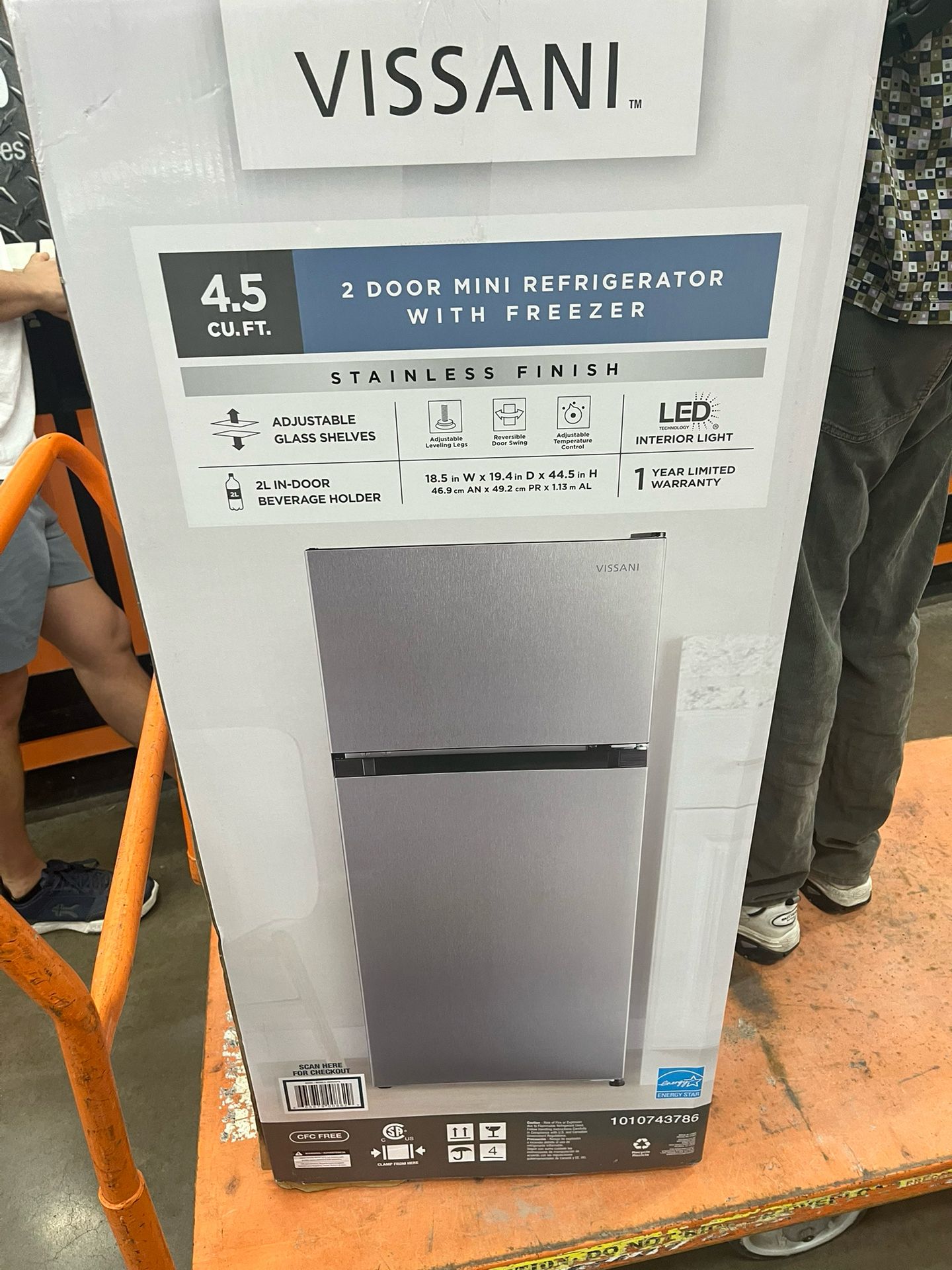 Mini Fridge With Freezer