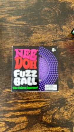 Nee Doh Fuzz Ball Velvet Squeeze Toy