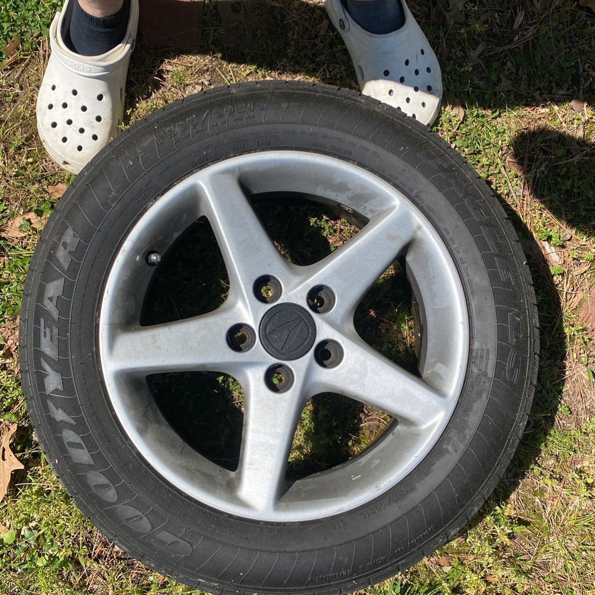 4 Brand New 205x60x16 Goodyear Tires And Rims