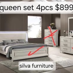Queen Set 4pcs Brand New In Box 