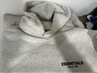 essentials hoodie size medium