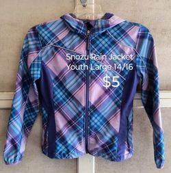Snozu Rain Jacket Youth Size Large 14/16