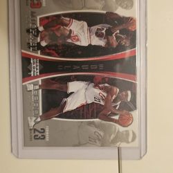 Jordan Lebron Card  