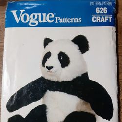 Panda Bear Pattern Vogue Craft 626 Thumbnail