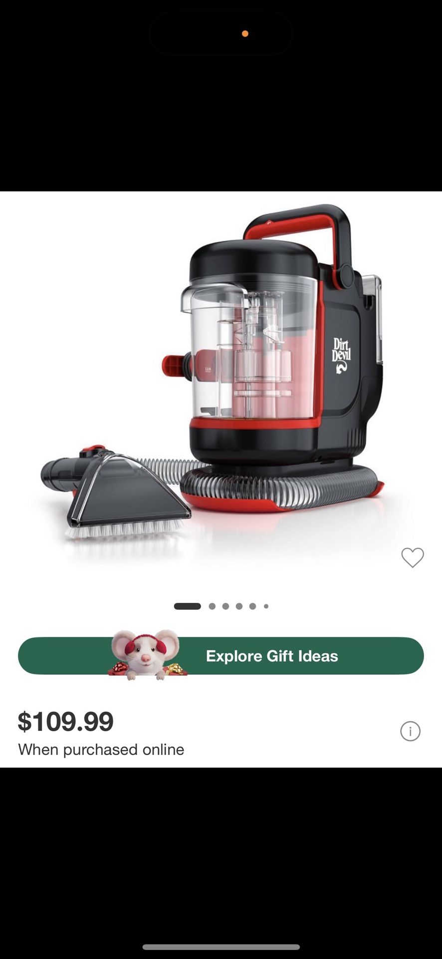 Dirt Devil Compact Spot Cleaner