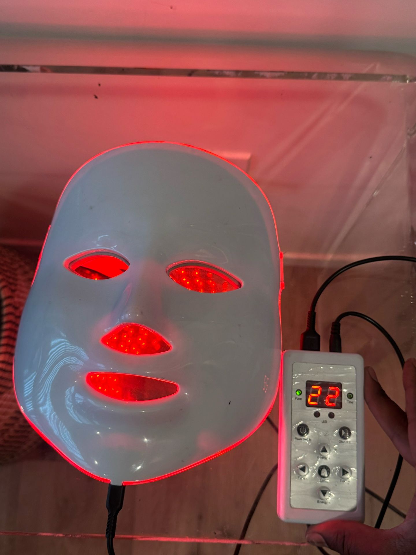 Multicolor LED Face Mask