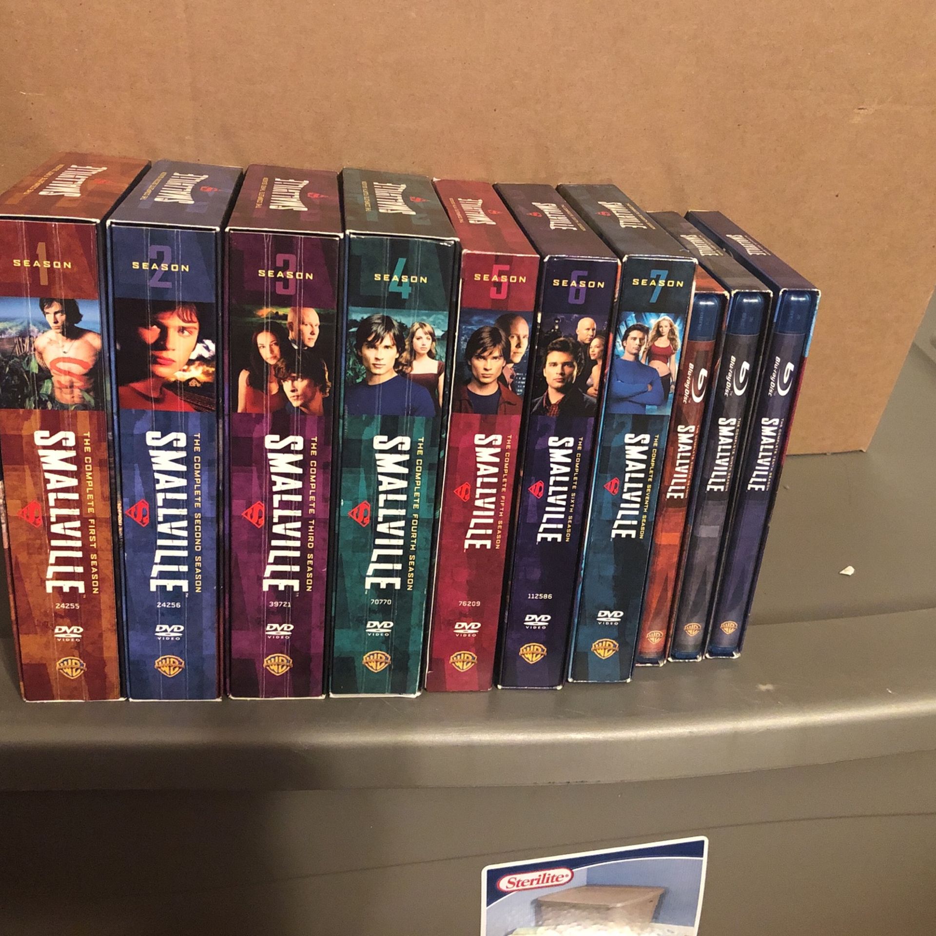 Smallville Complete Series Seasons 1-10 DVD/blu-ray