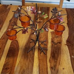 Fall Votive Candle Holder 