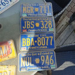 Old License Plates