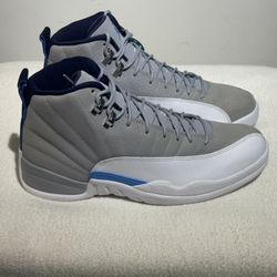 Air Jordan 12 Size 10.5, Grey University Blue 2016 Brand New