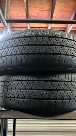 🛞PAIR OF USED TIRES🛞 195/60/17 BRIDGESTONE **RARE SIZE**