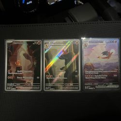 Charizard 151 Evolution Line (charmander, Charmeleon, Charizard)