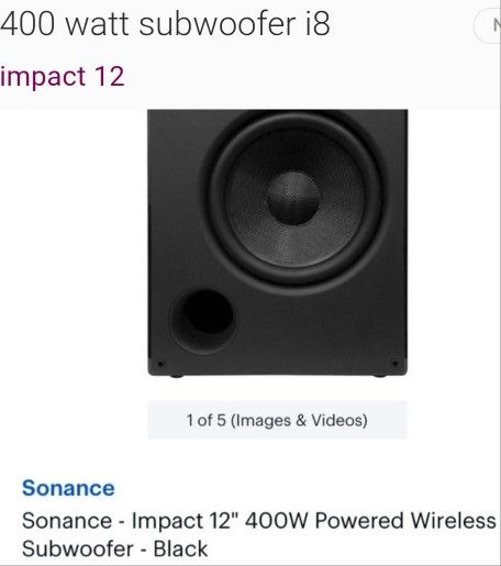 Solange- i8 IMPACT SUBWOOFER