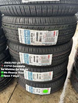 205/65R16 kumho Solus Set of Tires Installed and Balanced Set de Llantas Nuevas Instaladas y Balanceadas