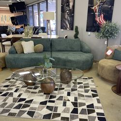 Palermo Curved 2-piece Sectional Sofa