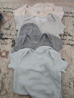 Gerber and carters onesies 6 to 9 months