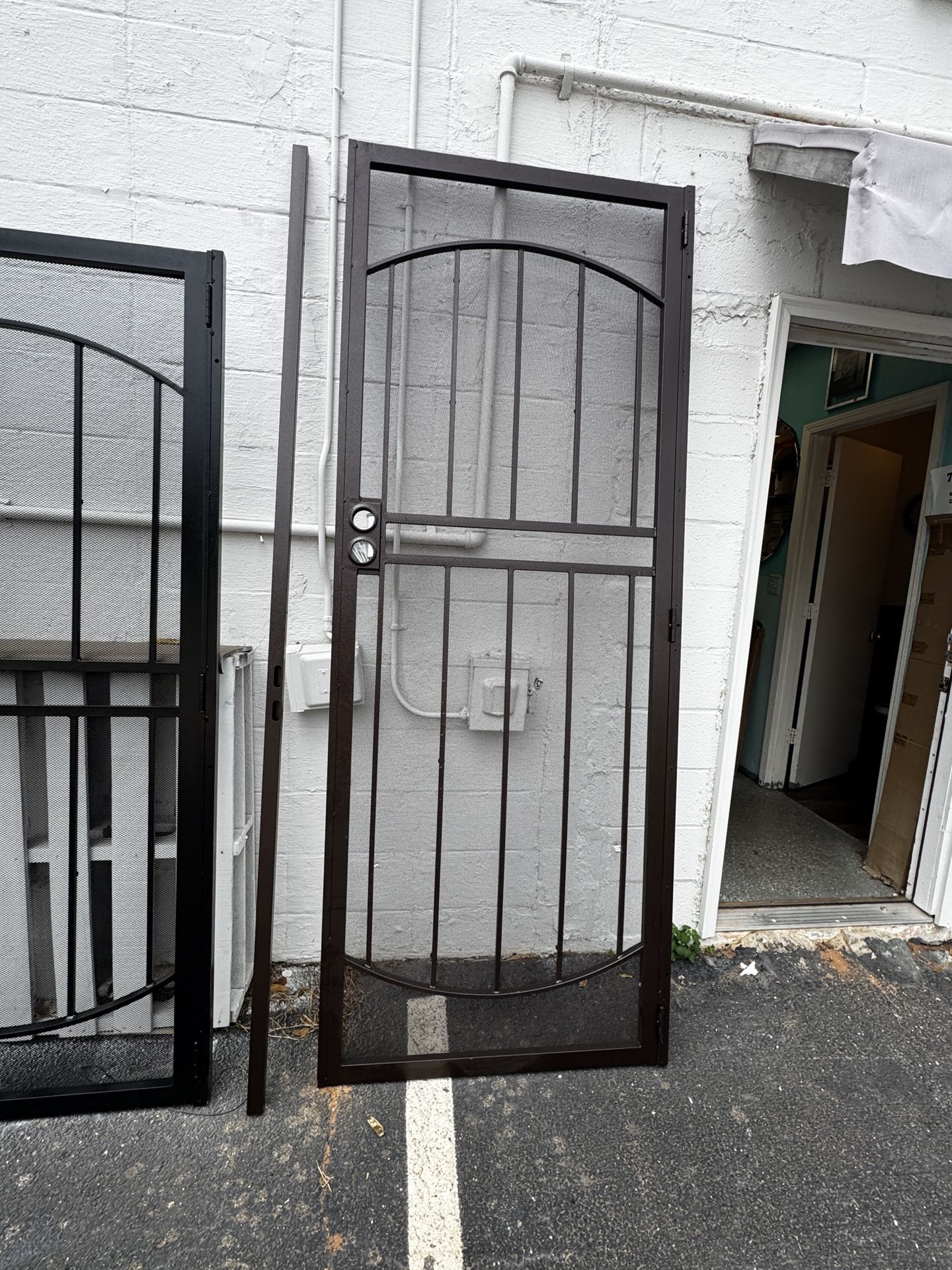 36" Metal screen Doors/ 3x$150 Or $65 Each Sold As Is