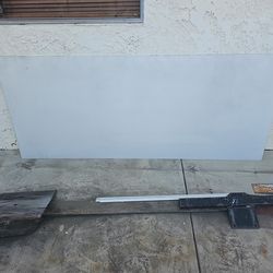 Acrylic Sheet.  71 inch x 30 inch white