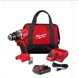 M18 18V Lithium-Ion Brushless Cordless 1/2 in. Compact Drill/Driver with One 2.0 Ah Bat