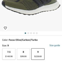 Adidas Ultraboost Size 8.5.  $85