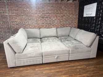 Delivery Available Costco gray 6pc modular sectional sofa couch