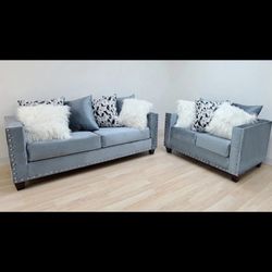 New Sofa + Loveseat 