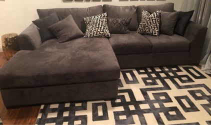 Charcoal Sectional Couch