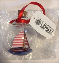 Sail boat ornament