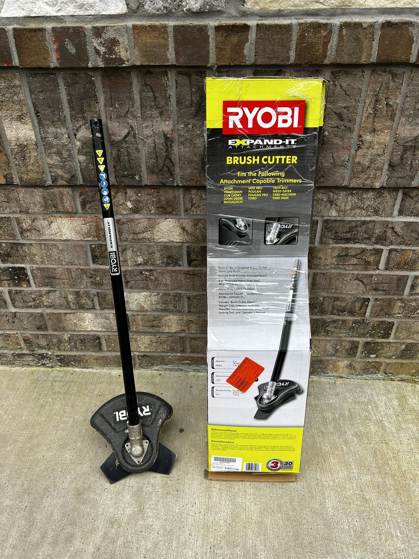Ryobi Expand-It 8 in. Brush-Cutter Trimmer Attachment