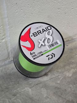 J-Braid Strand Braided Fishing Line - 6lbs 3000m