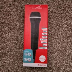 USB Gaming Microphone Let's Sing For WiiU, Wii,ps4,ps3, Done, PC, Switch