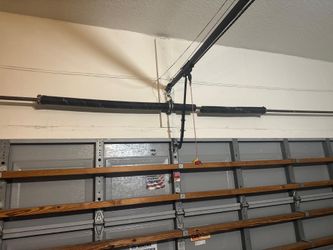 Garage Door Broken Spring Opener Off Track Adjustment Replace And Parts