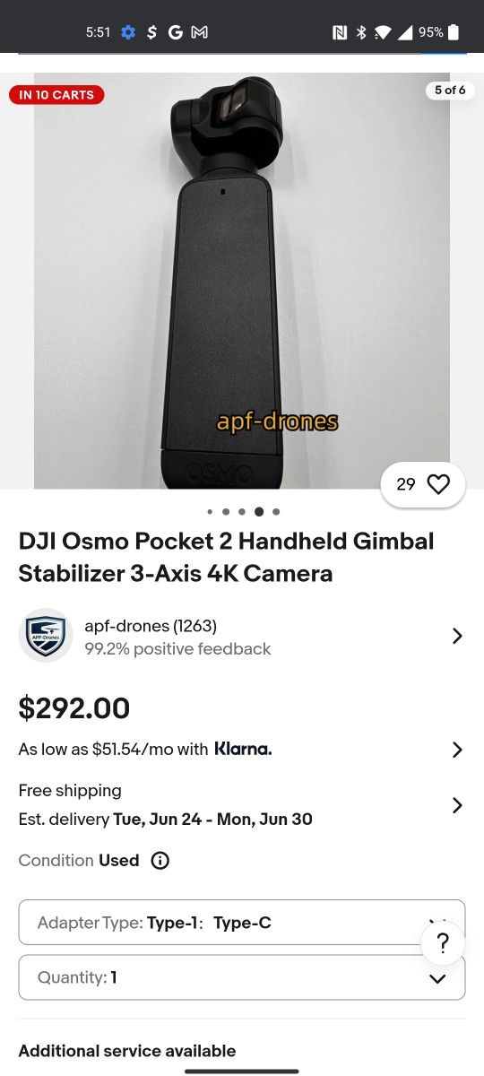 DJI Osmo Handheld 4k Camera