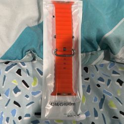 Apple Watch Orange Ocean Band 49mm